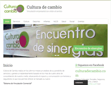 Tablet Screenshot of culturadecambio.com